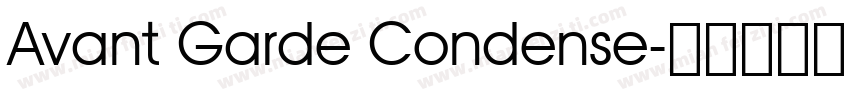Avant Garde Condense字体转换